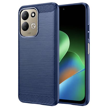 Maska za Xiaomi Redmi 17 5G / 17 4G, Techsuit, Karbon, Plava