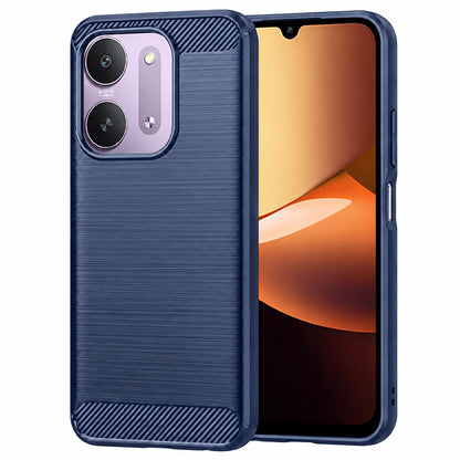Maskica za Xiaomi Redmi 17C 5G, Techsuit, Carbon, plava