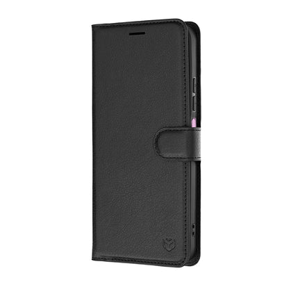 Futrola za Xiaomi Redmi 17C 5G, Techsuit, Kožna Folio, Crna