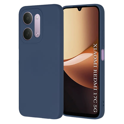 Maskica za Xiaomi Redmi 17C 5G, Techsuit, SoftFlex, tamnoplava