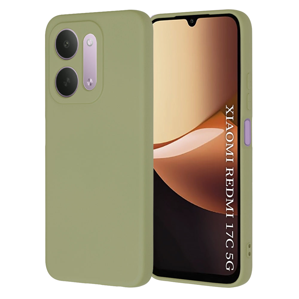Maska za Xiaomi Redmi 17C 5G, Techsuit, SoftFlex, Matcha