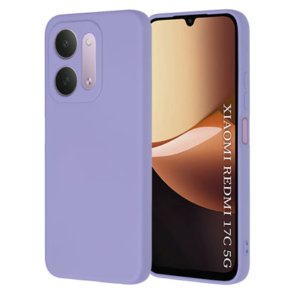 Maskica za Xiaomi Redmi 17C 5G, Techsuit, SoftFlex, svijetloljubičasta
