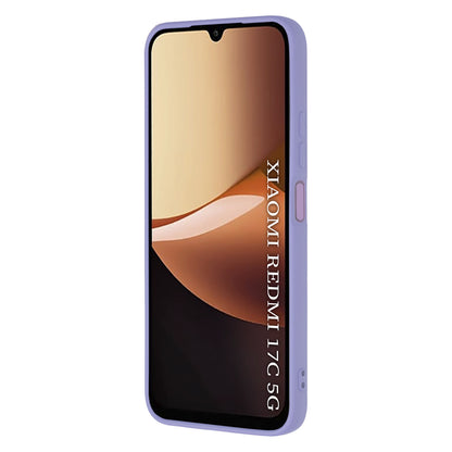 Maskica za Xiaomi Redmi 17C 5G, Techsuit, SoftFlex, svijetloljubičasta