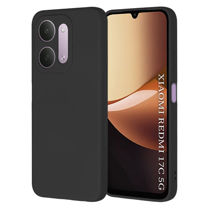 Maskica za Xiaomi Redmi 17C 5G, Techsuit, SoftFlex, crna