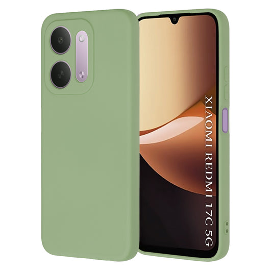 Maskica za Xiaomi Redmi 17C 5G, Techsuit, SoftFlex, svijetlozelena