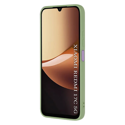 Maskica za Xiaomi Redmi 17C 5G, Techsuit, SoftFlex, svijetlozelena