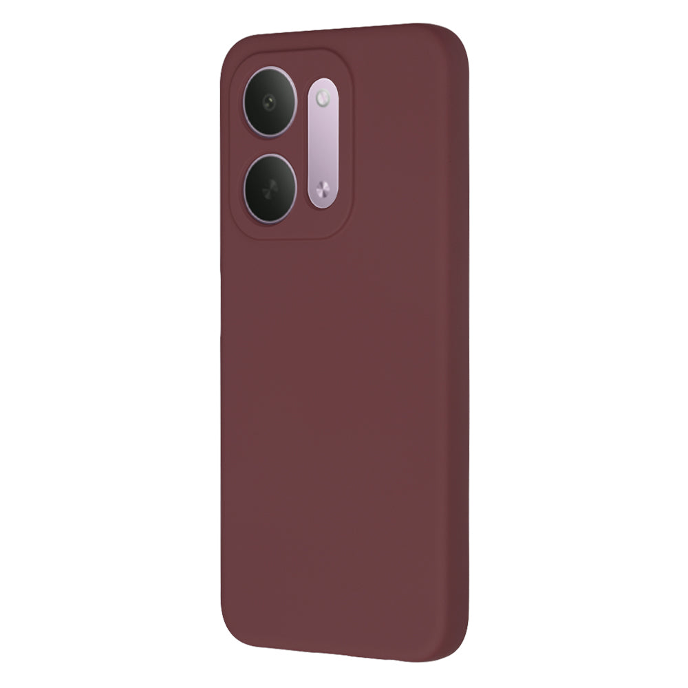 Maska za Xiaomi Redmi 17C 5G, Techsuit, SoftFlex, bordo