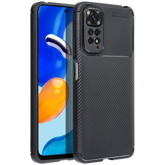 Maska za Xiaomi Poco C65 / Redmi 13C, OEM, Carbon Premium, Crna
