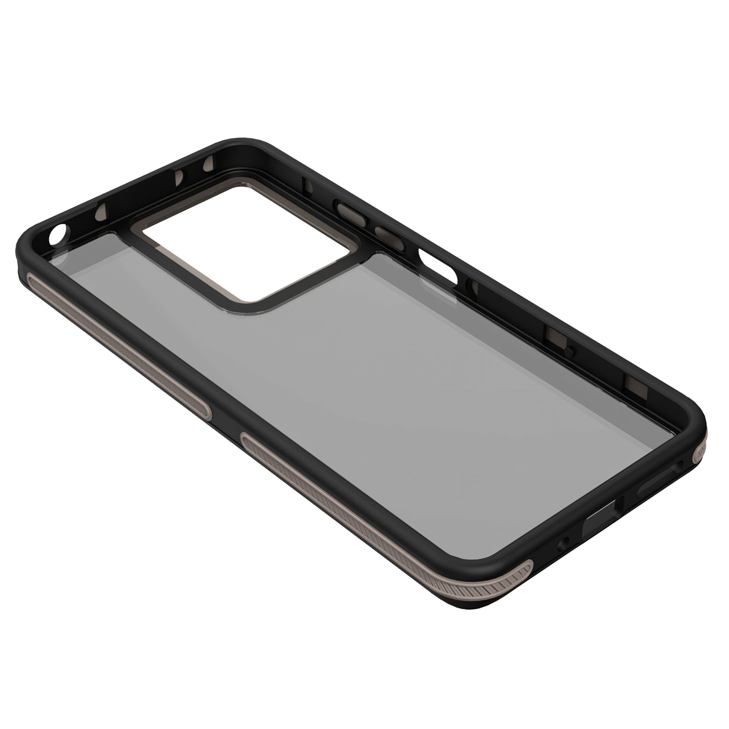 Maska za Xiaomi Poco M6 / Redmi 13C 5G, OEM, Crystal Black, Siva