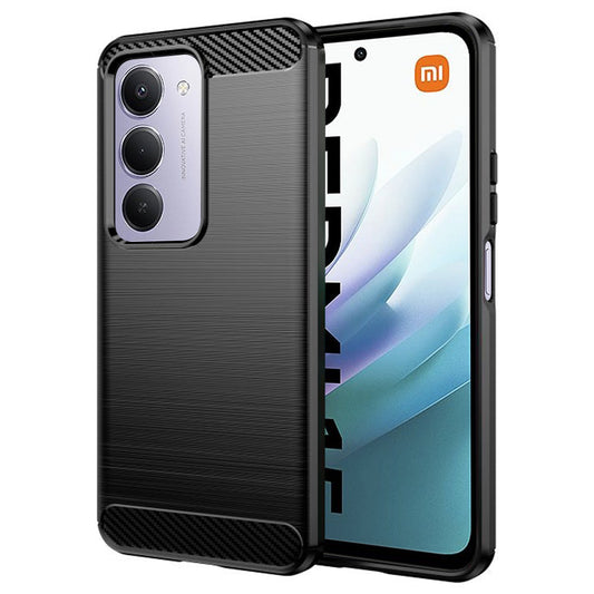 Maska za Xiaomi Redmi 15 5G / 15 4G, Techsuit, Karbon, Crna