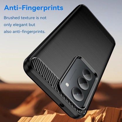 Maska za Xiaomi Redmi 15 5G / 15 4G, Techsuit, Karbon, Crna