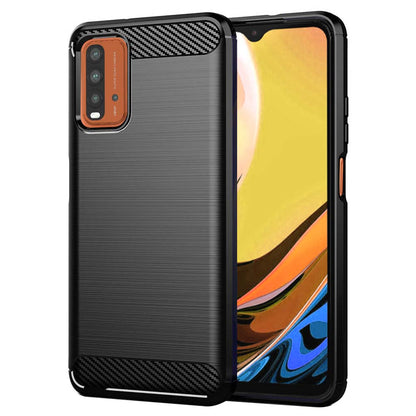 Maska za Xiaomi Redmi 9 Power / 9T, Techsuit, Karbon, Crna