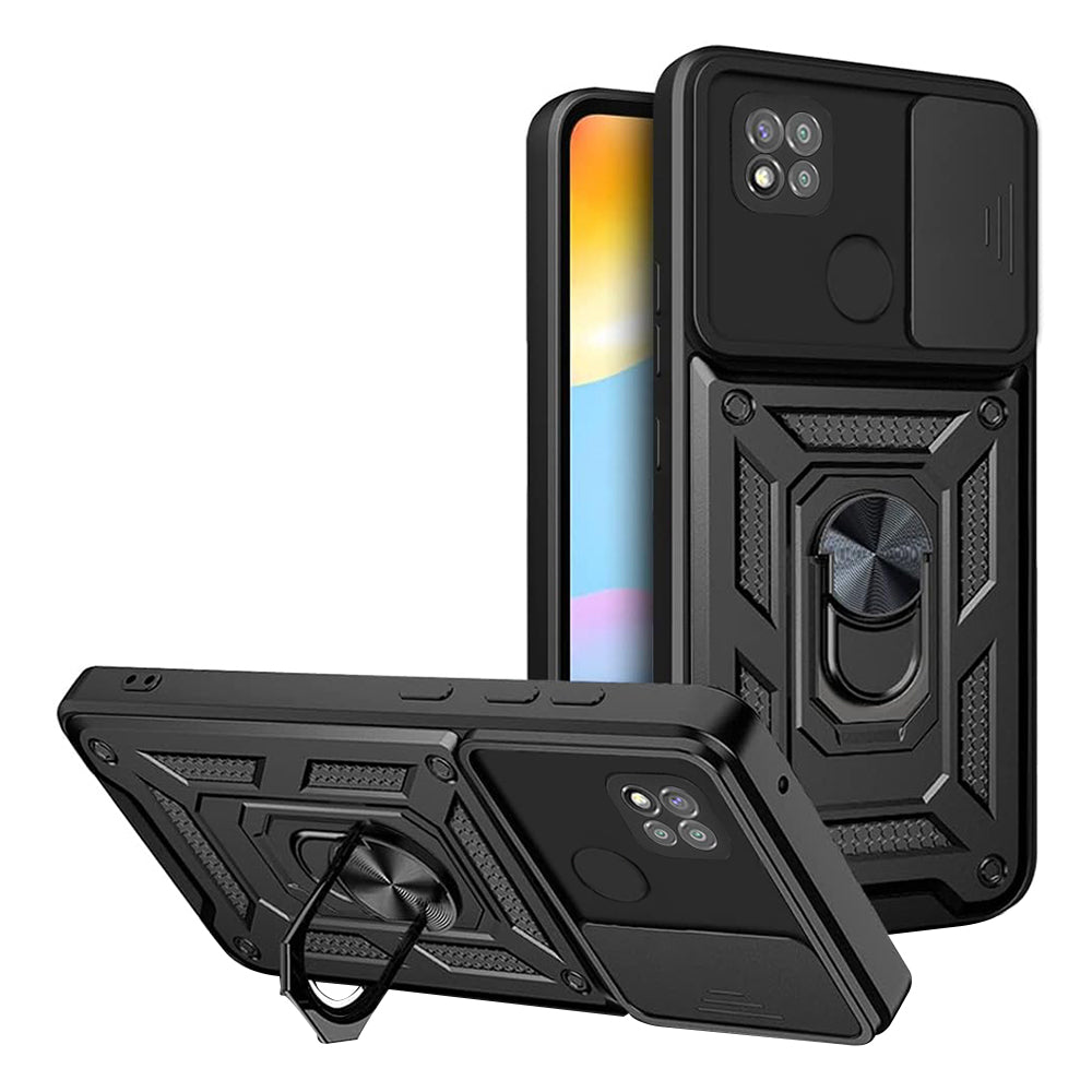 Maska za Xiaomi Redmi 9C NFC / 9C, Techsuit, CamShield, Crna