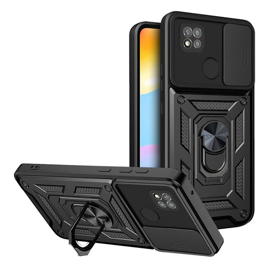 Maska za Xiaomi Redmi 9C NFC / 9C, Techsuit, CamShield, Crna