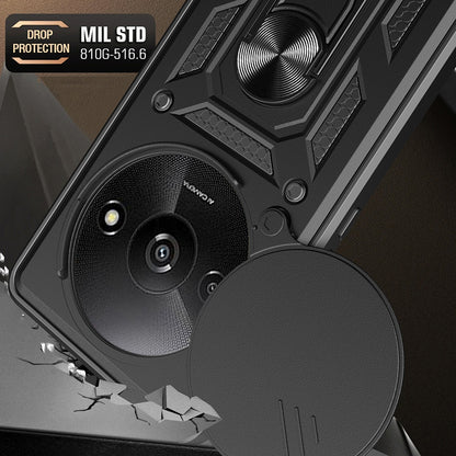 Maska za Xiaomi Redmi A3x / A3, Techsuit, CamShield, Crna