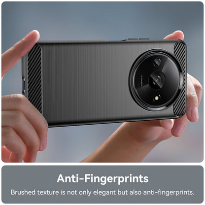 Futrola za Xiaomi Redmi A3x / A3, Techsuit, Karbon, Crna