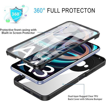 Maska za Xiaomi Redmi A3x / A3, Techsuit, ColorVerse 360, Crna