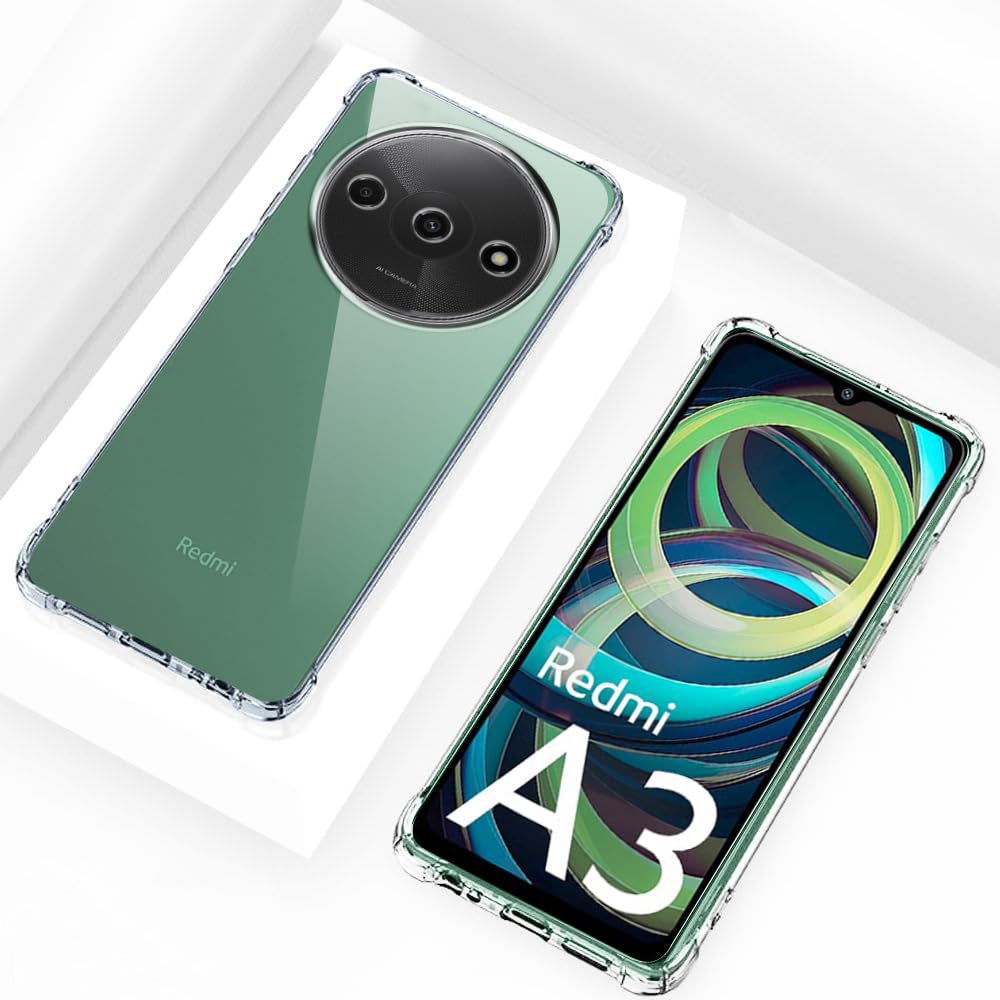 Maska za Xiaomi Redmi A3x / A3, Techsuit, Shockproof Clear, Prozirna