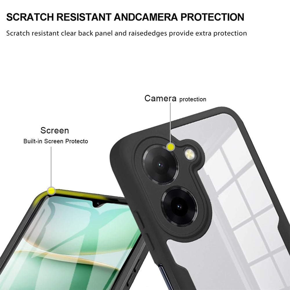 Maska za Xiaomi Redmi A5 4G (Regionalna), Techsuit, ColorVerse 360, Crna