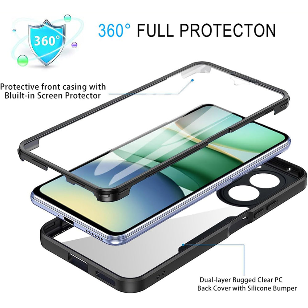 Maska za Xiaomi Redmi A5 4G (Regionalna), Techsuit, ColorVerse 360, Crna