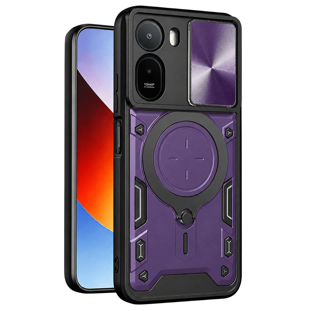 Maska za Xiaomi Redmi A7 Pro 4G, Techsuit, CamGuard Pro, Ljubičasta