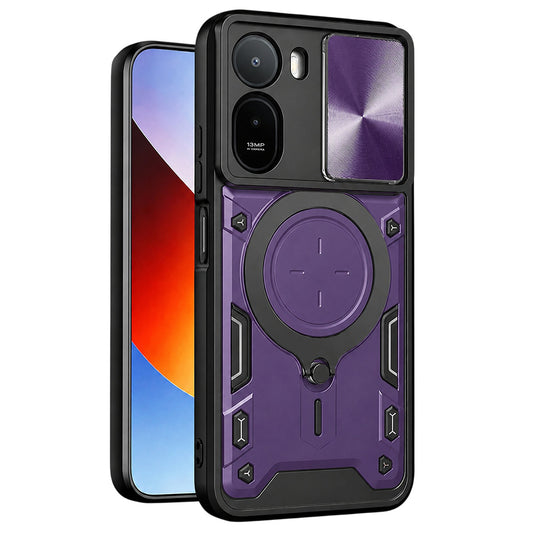 Maska za Xiaomi Redmi A7 Pro 4G, Techsuit, CamGuard Pro, Ljubičasta