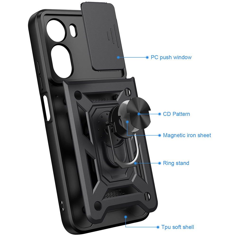Maska za Xiaomi Redmi A7 Pro 4G, Techsuit, CamShield, Plava