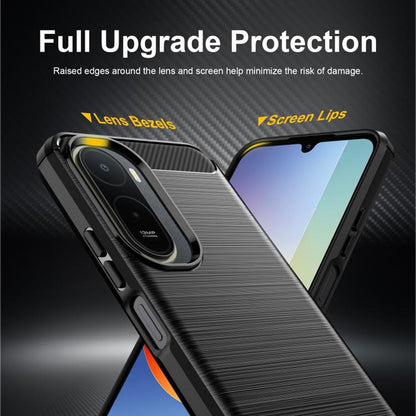 Maska za Xiaomi Redmi A7 Pro 4G, Techsuit, Karbon, Crna