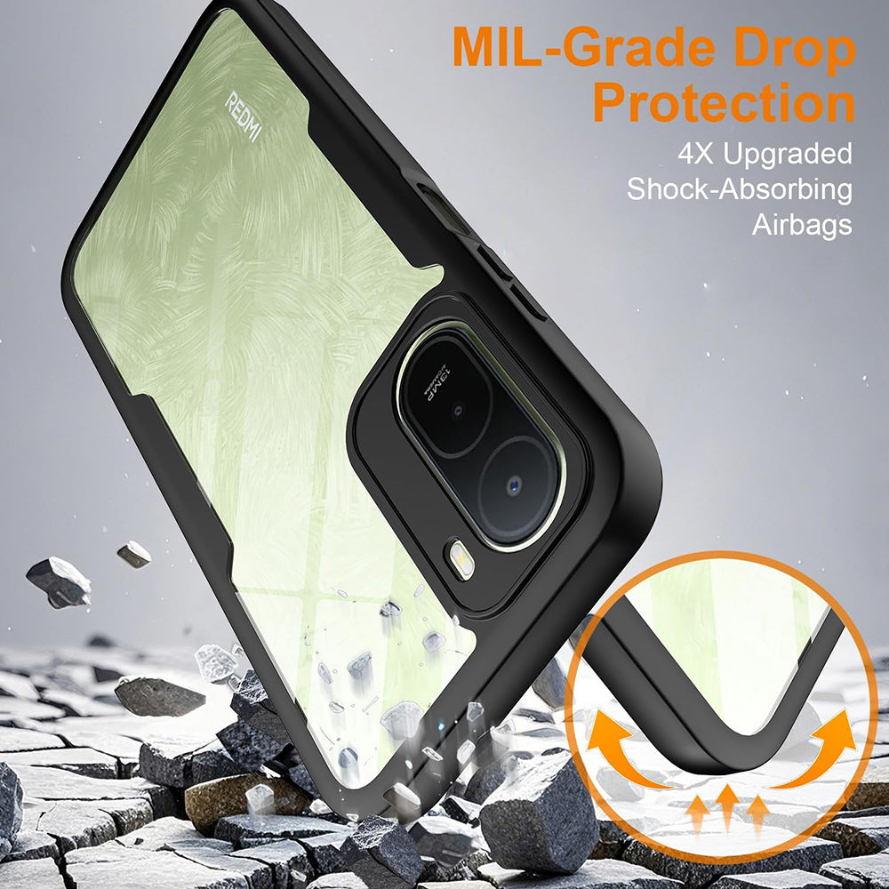 Maska za Xiaomi Redmi A7 Pro 4G, Techsuit, ColorVerse 360, Crna