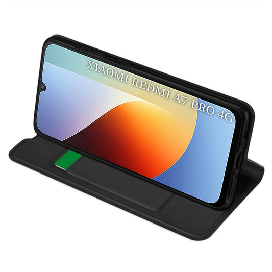 Maska za Xiaomi Redmi A7 Pro 4G, Techsuit, Magskin Book, Crna