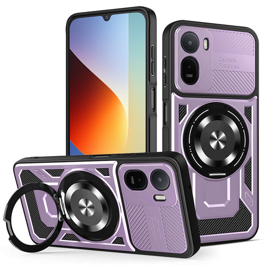 Maska za Xiaomi Redmi A7 Pro 4G, Techsuit, RuggedCam, Ljubičasta