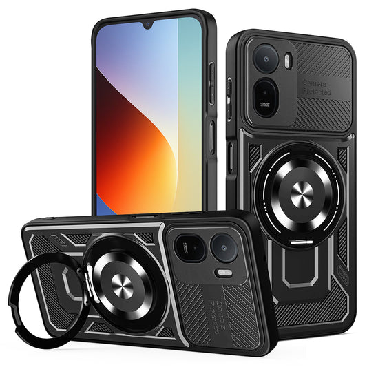 Maska za Xiaomi Redmi A7 Pro 4G, Techsuit, RuggedCam, Crna