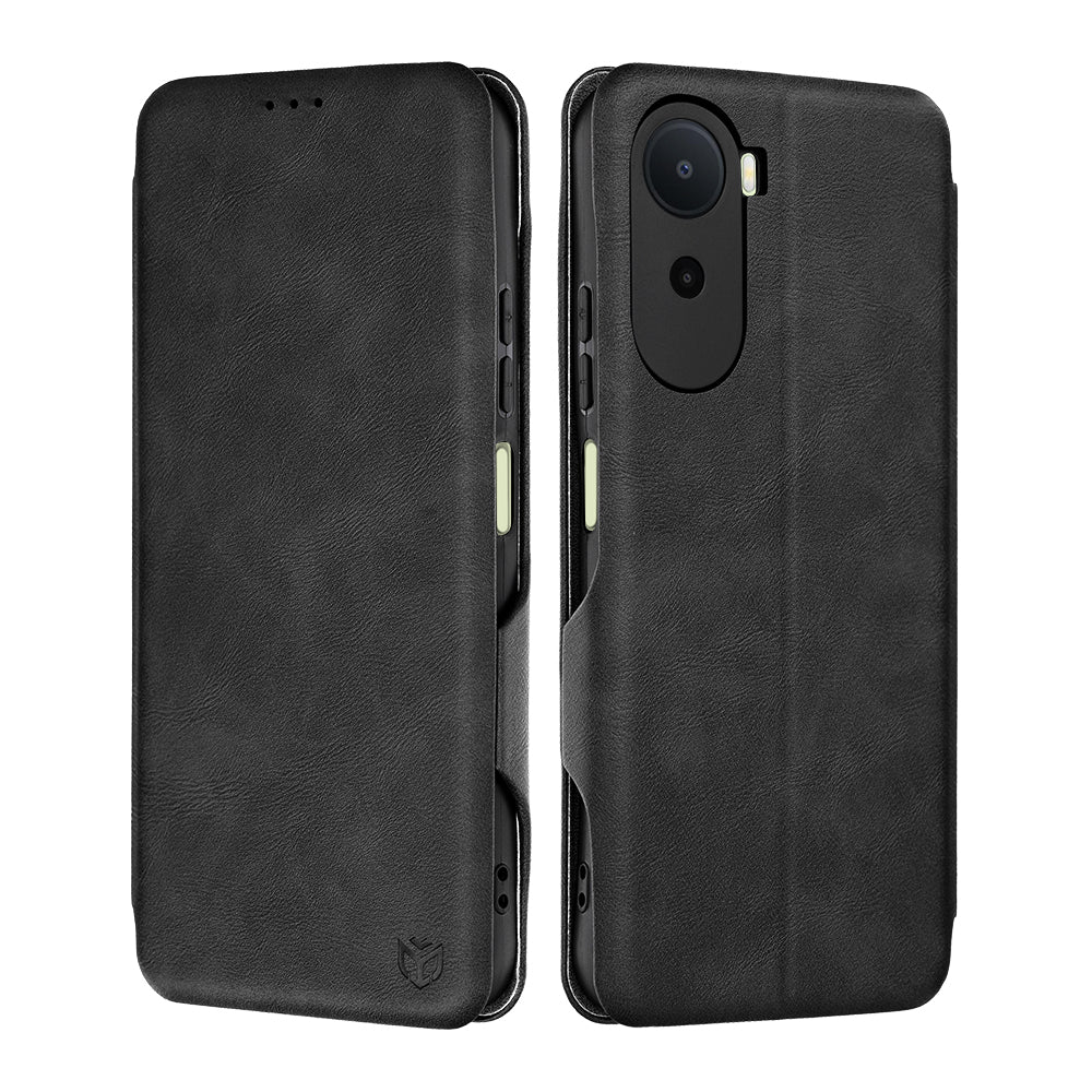Futrola za Xiaomi Redmi A7 Pro 4G, Techsuit, Safe Wallet Plus, Crna