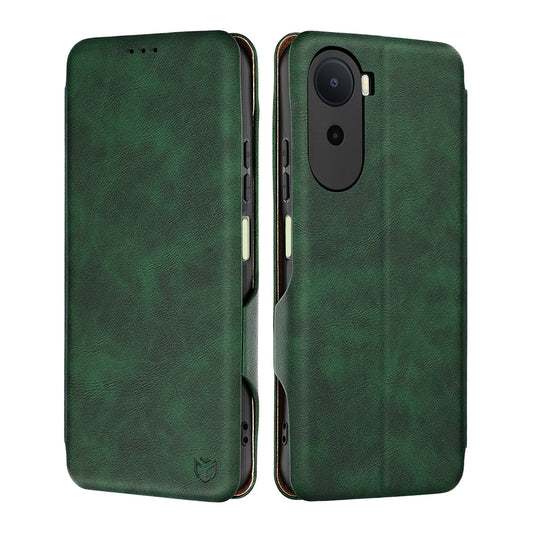 Futrola za Xiaomi Redmi A7 Pro 4G, Techsuit, Safe Wallet Plus, Zelena