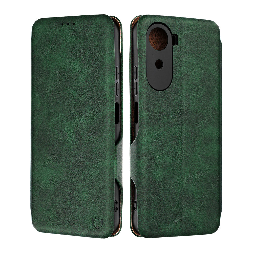Futrola za Xiaomi Redmi A7 Pro 4G, Techsuit, Safe Wallet Plus, Zelena