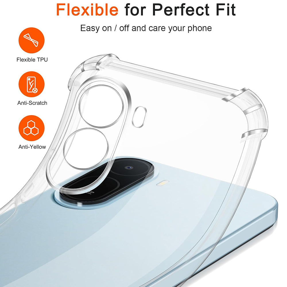 Futrola za Xiaomi Redmi A7 Pro 4G, Techsuit, Shockproof Clear, Prozirna