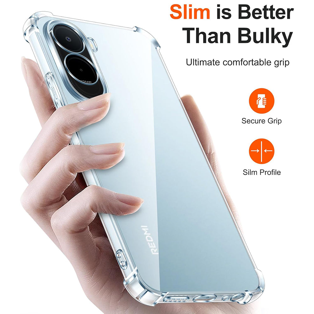Futrola za Xiaomi Redmi A7 Pro 4G, Techsuit, Shockproof Clear, Prozirna