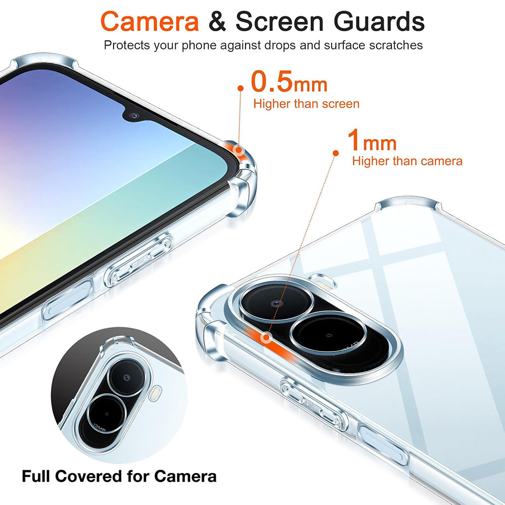 Futrola za Xiaomi Redmi A7 Pro 4G, Techsuit, Shockproof Clear, Prozirna