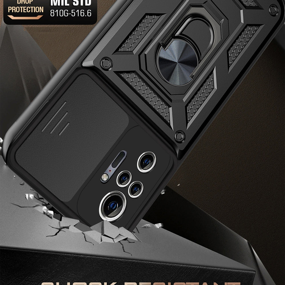 Maska za Xiaomi Redmi Note 10 Pro Max / Note 10 Pro, Techsuit, CamShield, Crna