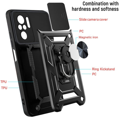 Maska za Xiaomi Redmi Note 10 Pro Max / Note 10 Pro, Techsuit, CamShield, Crna