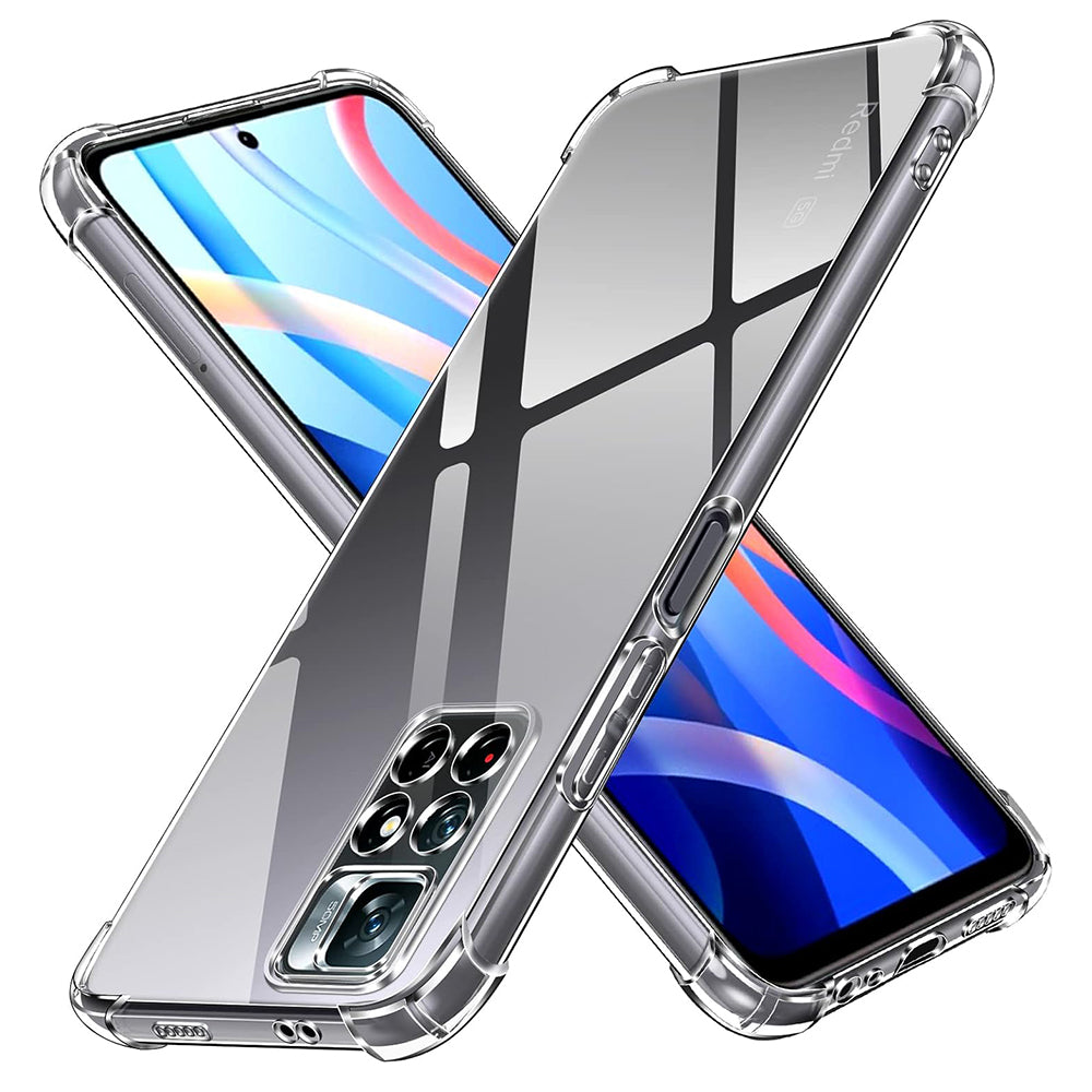 Maska za Xiaomi Redmi Note 11S / Note 11, Techsuit, Shockproof Clear, Prozirna