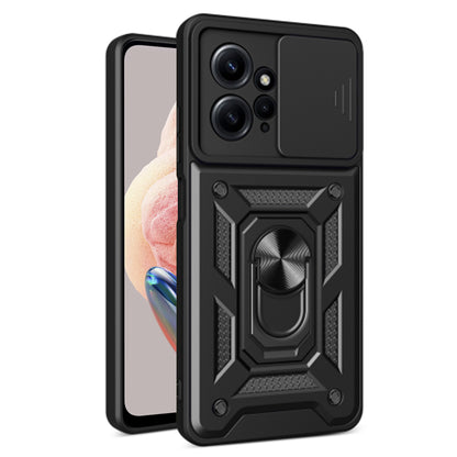 Maska za Xiaomi Redmi Note 12 4G, Techsuit, CamShield, Crna