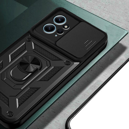 Maska za Xiaomi Redmi Note 12 4G, Techsuit, CamShield, Crna