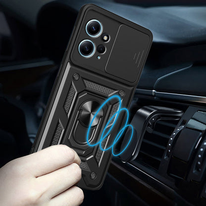 Maska za Xiaomi Redmi Note 12 4G, Techsuit, CamShield, Crna