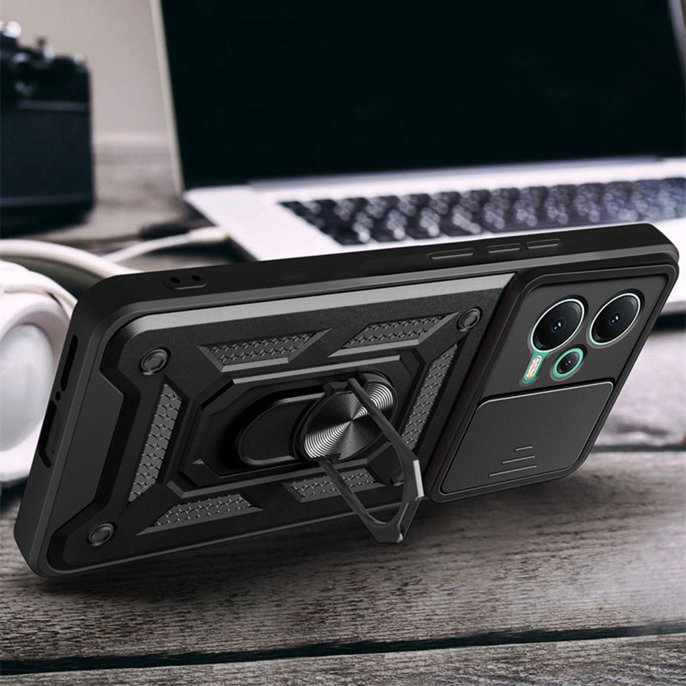 Maska za Xiaomi Redmi Note 12 Pro+, Techsuit, CamShield, Crna
