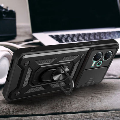 Maska za Xiaomi Redmi Note 12 Pro+, Techsuit, CamShield, Crna