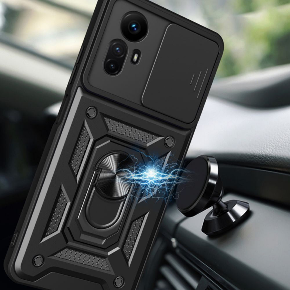 Maska za Xiaomi Redmi Note 12S, Techsuit, CamShield, Crna