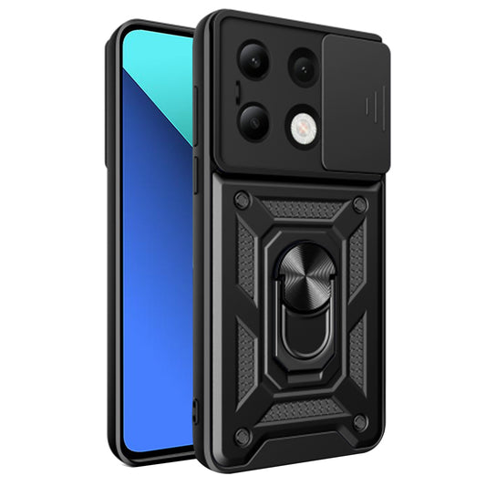 Maska za Xiaomi Redmi Note 13 4G, Techsuit, CamShield, Crna