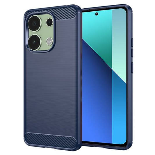 Maska za Xiaomi Redmi Note 13 4G, Techsuit, Karbon, Plava