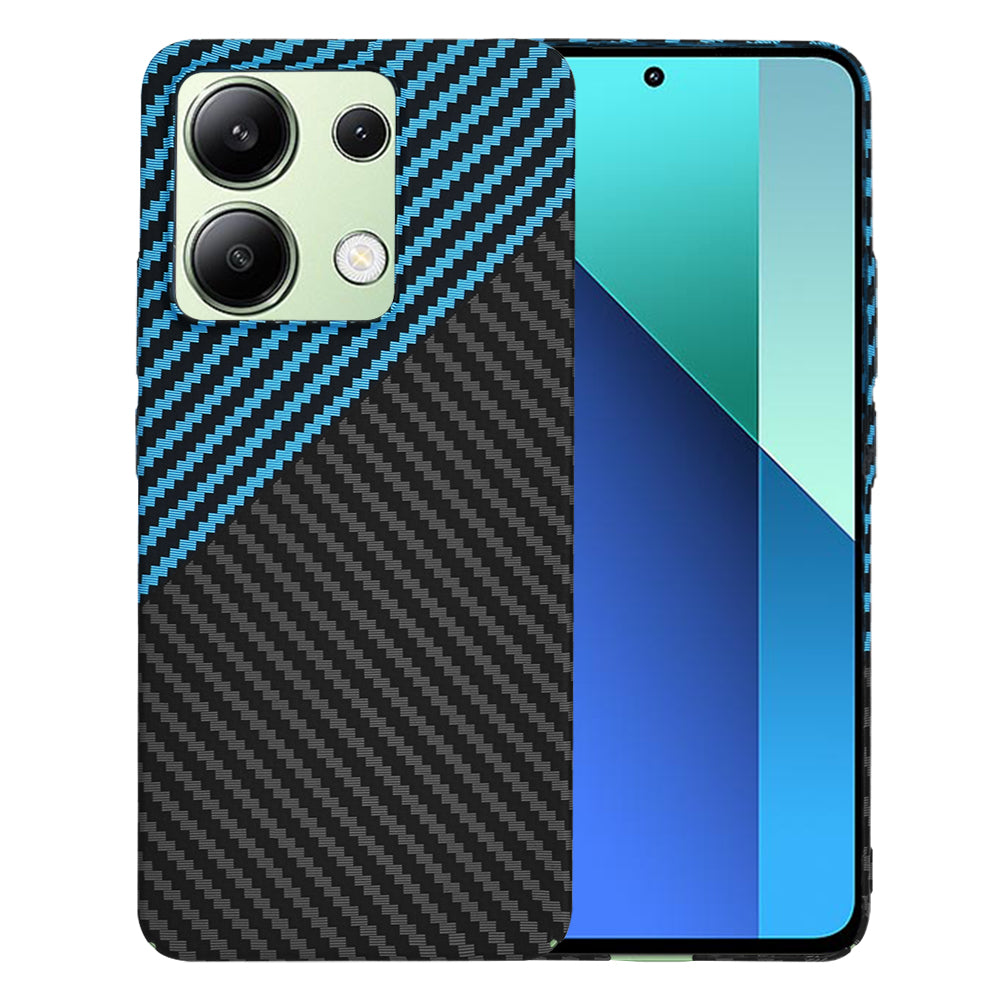 Maska za Xiaomi Redmi Note 13 4G, Techsuit, Carbonite FiberShell, Crno Plava